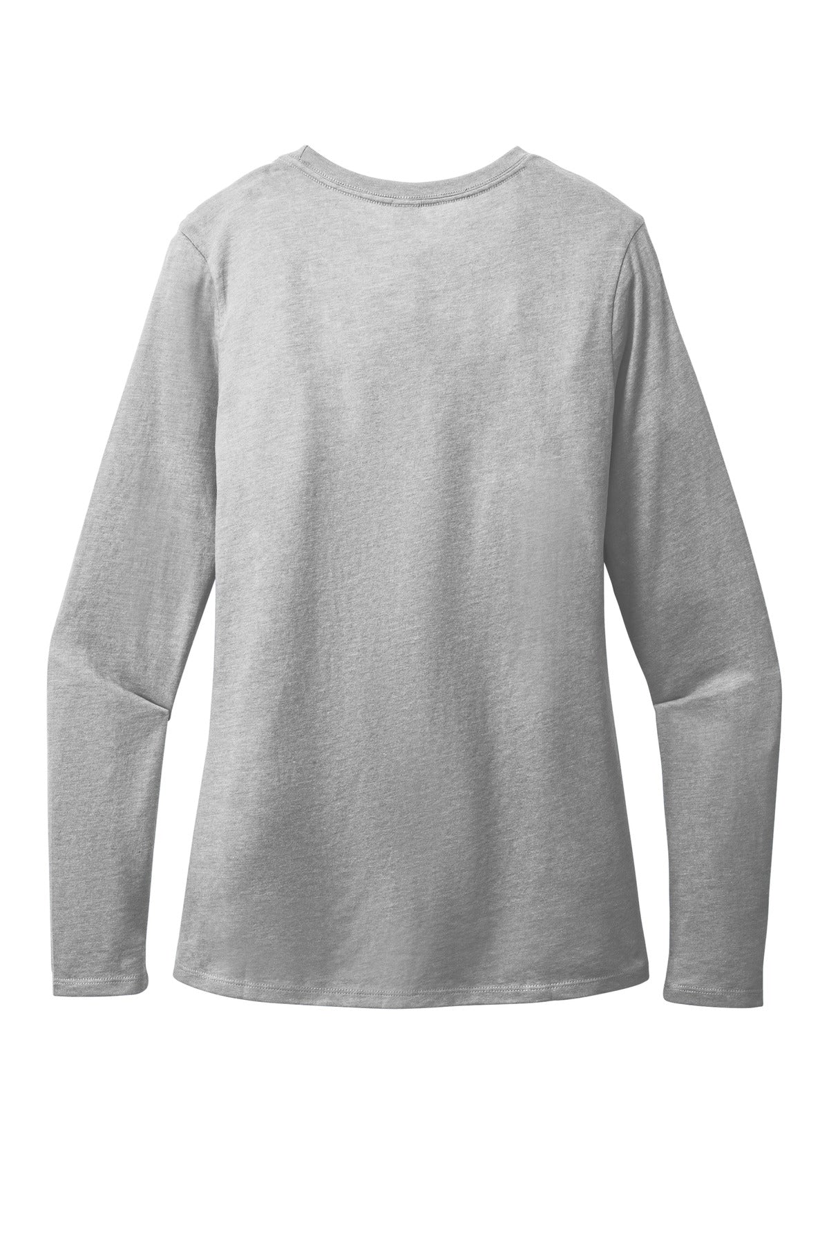 Custom Embroidered District T-Shirts  in Light Heather Grey