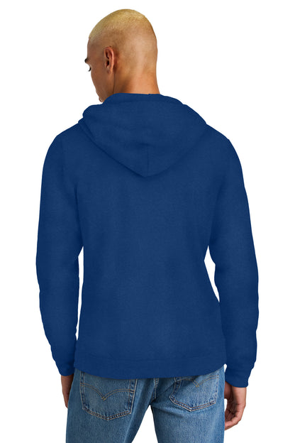 Custom Embroidered District Perfect Tri Fleece Pullover Hoodie DT1300,Deep Royal