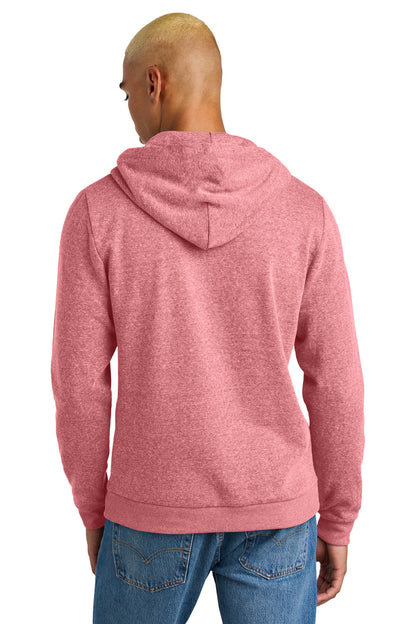 Custom Embroidered District Perfect Tri Fleece Pullover Hoodie DT1300,Red Frost