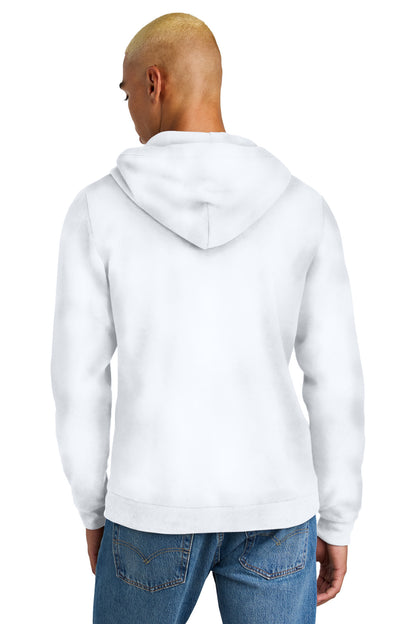 Custom Embroidered District Perfect Tri Fleece Pullover Hoodie DT1300,White