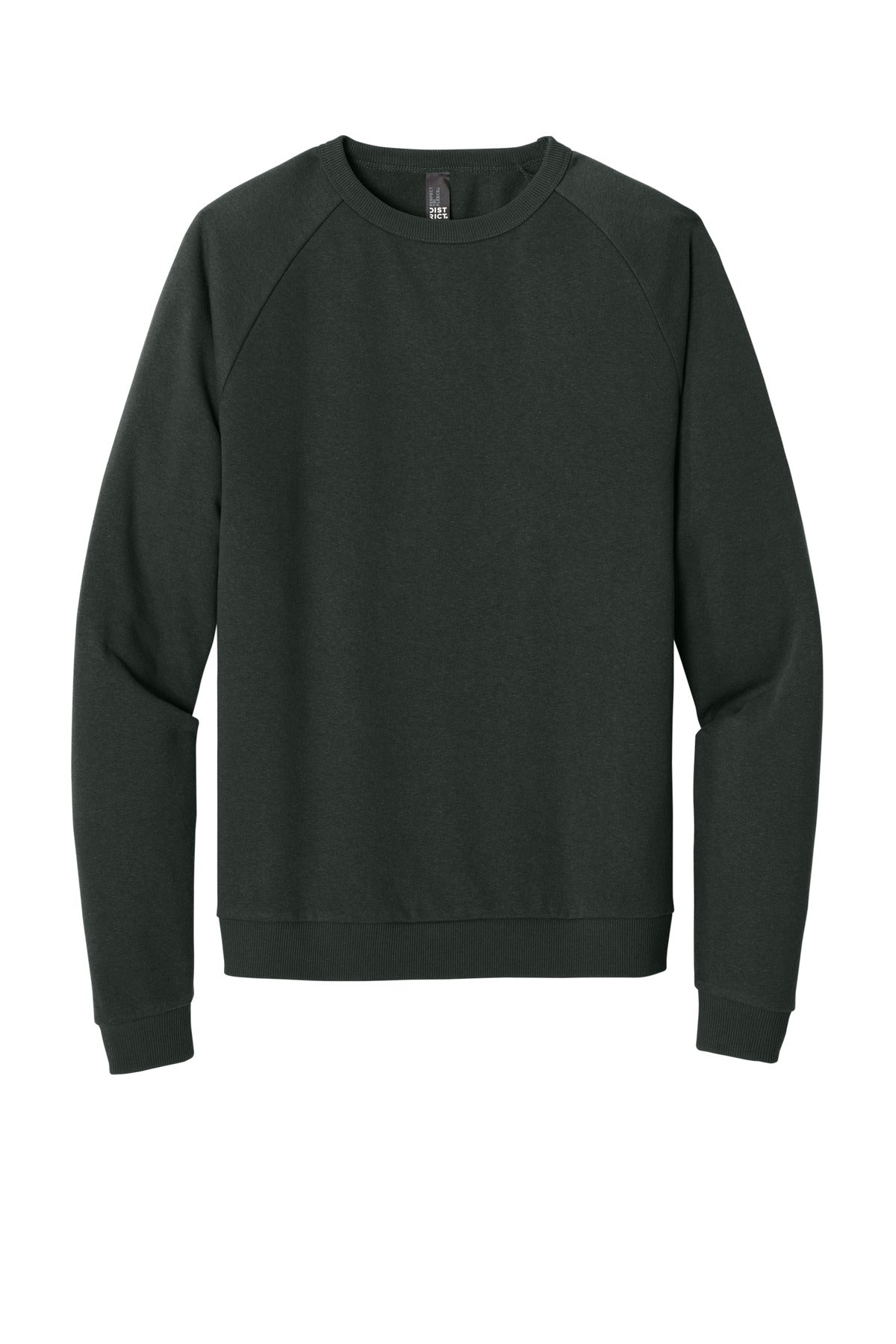 Custom Embroidered District Sweatshirts/Fleece in Deepest Grey