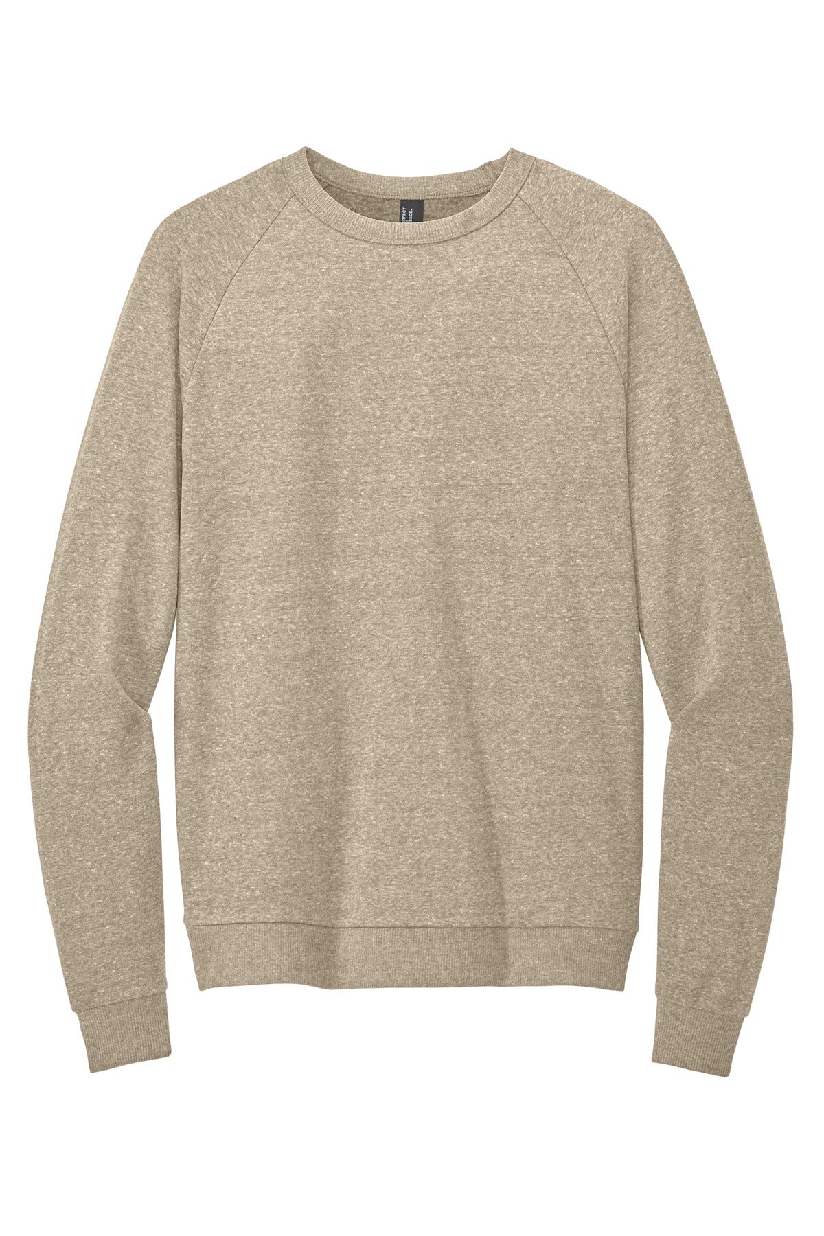 Custom Embroidered District Sweatshirts/Fleece in Desert Tan Heather