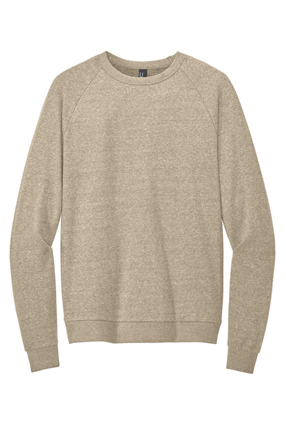 Custom Embroidered District Sweatshirts/Fleece in Desert Tan Heather