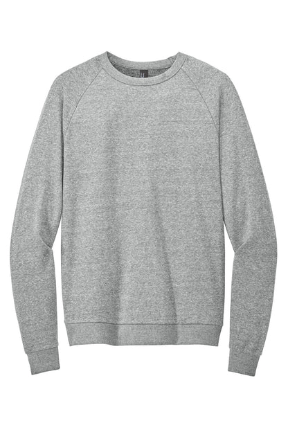 Custom Embroidered District Sweatshirts/Fleece in Grey Frost