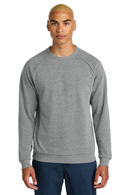 Custom Embroidered District Sweatshirts/Fleece in Grey Frost