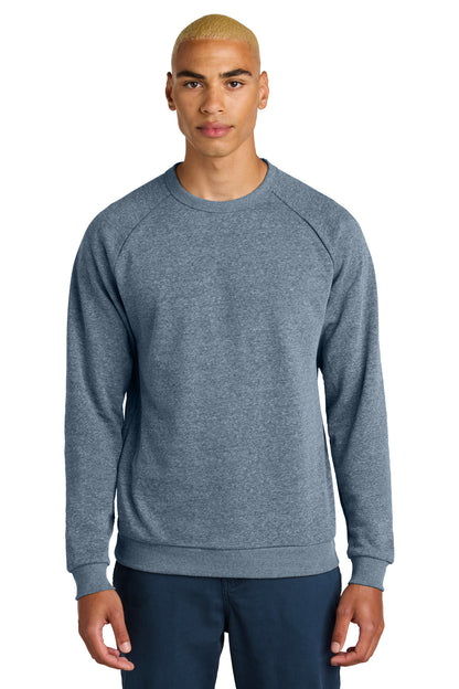 Custom Embroidered District Sweatshirts/Fleece in Navy Frost