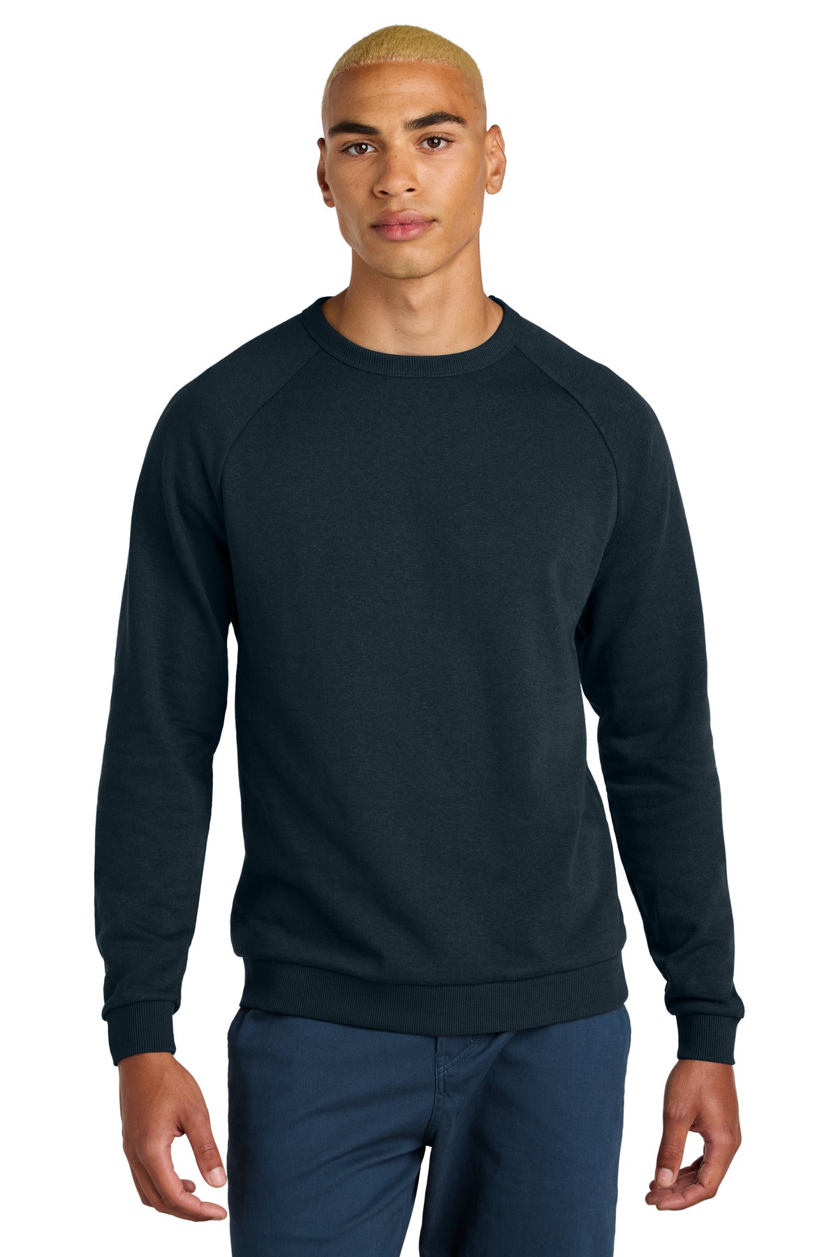Custom Embroidered District Sweatshirts/Fleece in New Navy