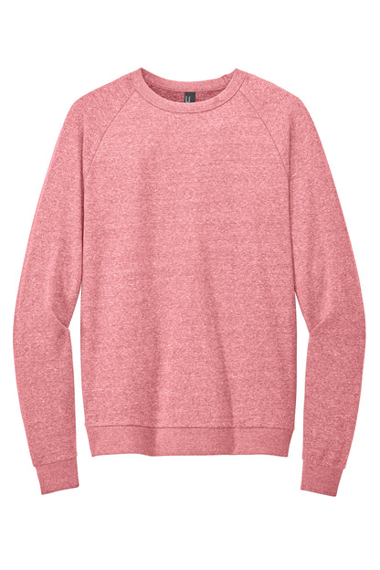 Custom Embroidered District Sweatshirts/Fleece in Red Frost