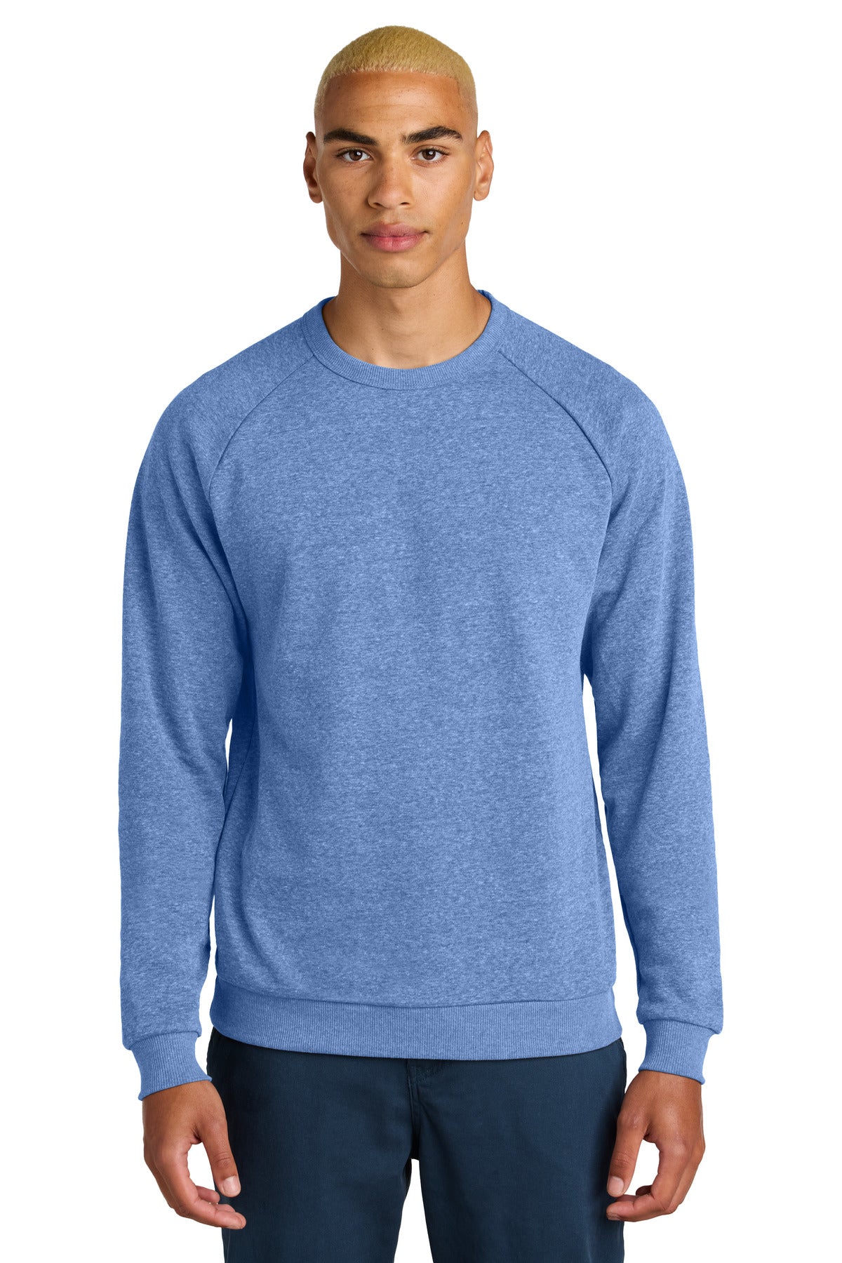 Custom Embroidered District Sweatshirts/Fleece in Royal Frost