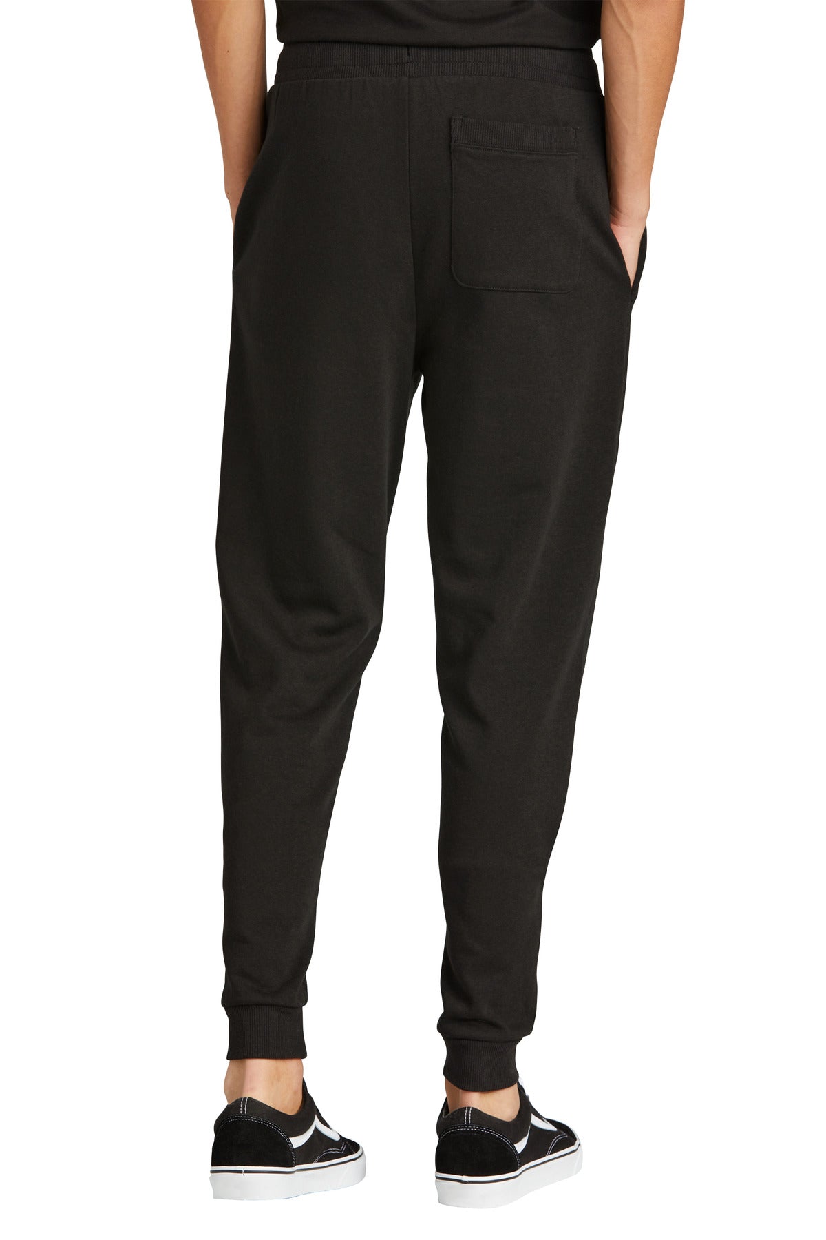 Custom Embroidered District Perfect Tri Fleece Jogger DT1307,Black