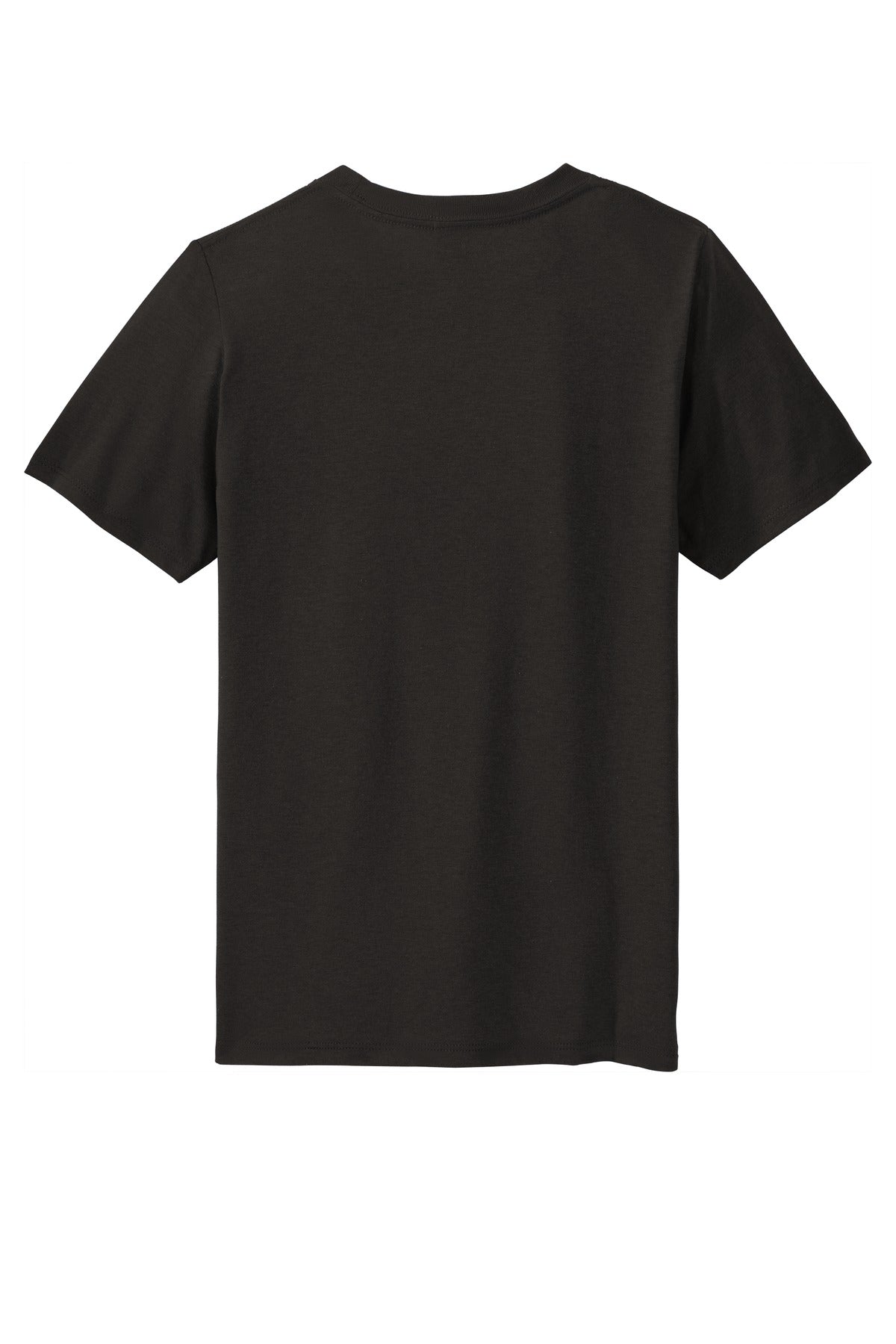 Custom Embroidered District T-Shirts  in Black