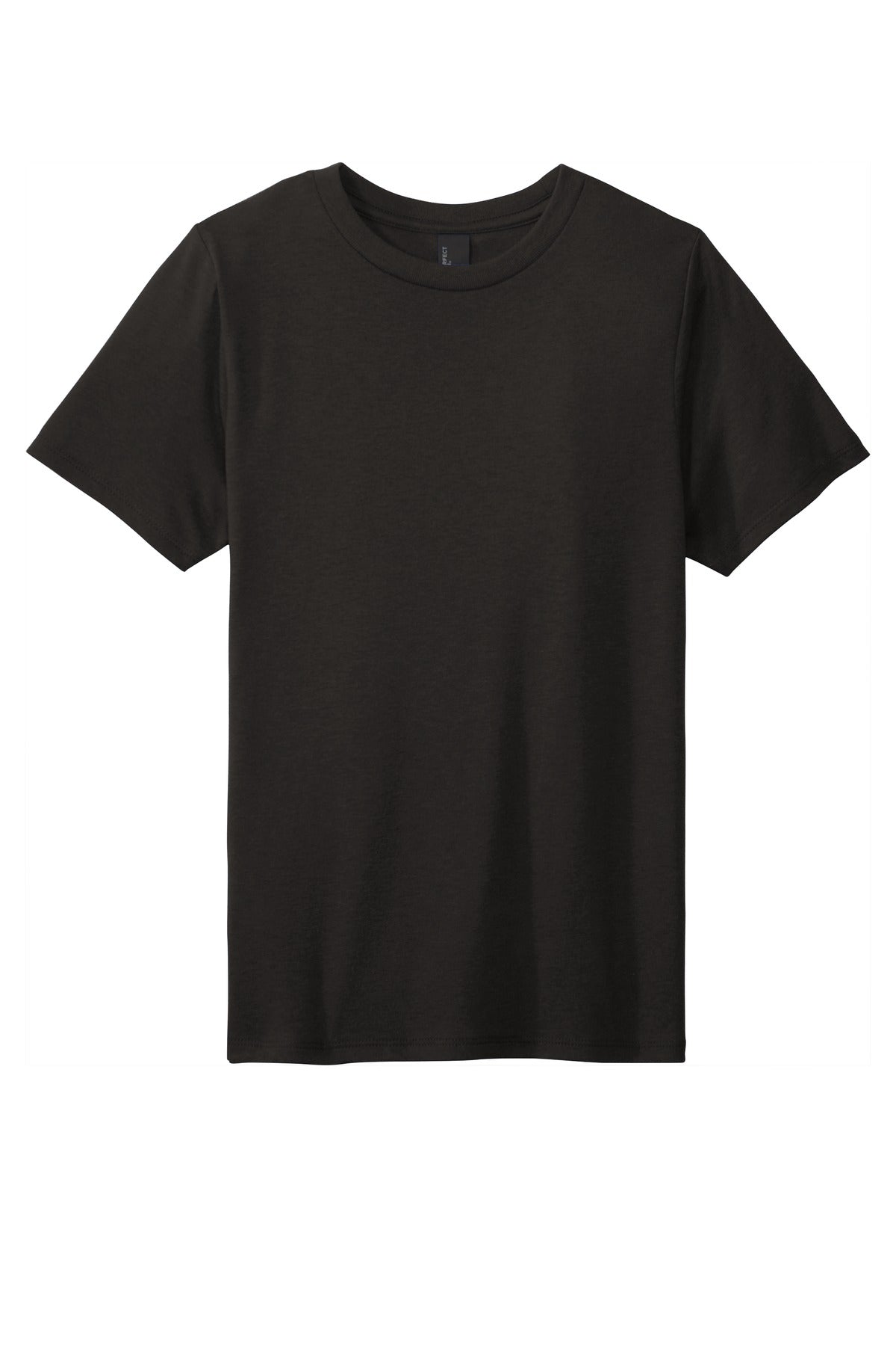 Custom Embroidered District T-Shirts  in Black
