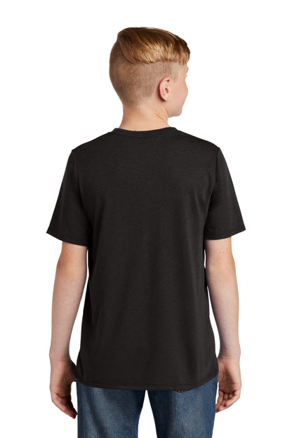 Custom Embroidered District  Youth Perfect Tri Tee. DT130Y,Black