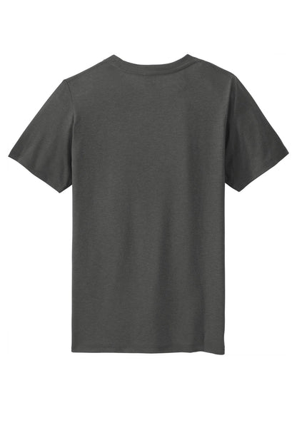 Custom Embroidered District T-Shirts  in Charcoal
