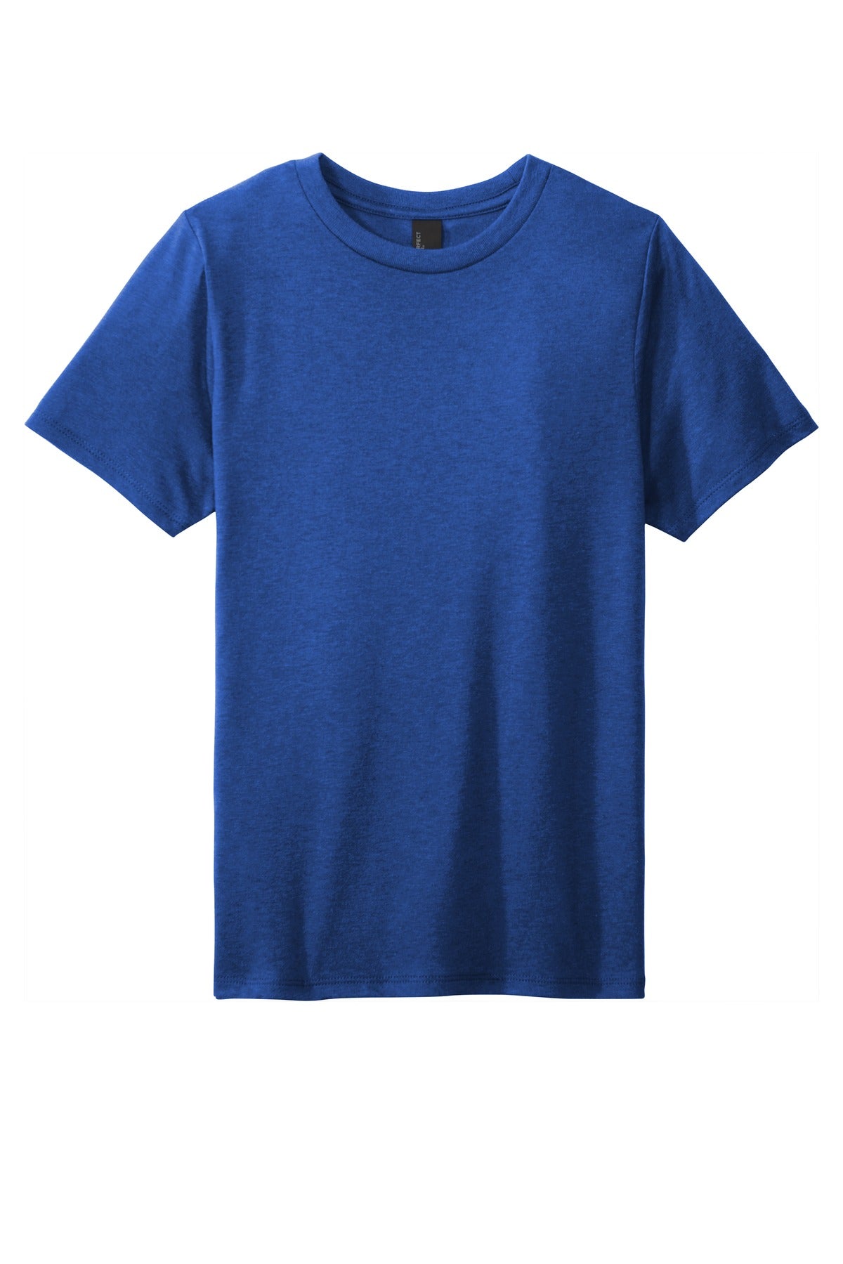 Custom Embroidered District T-Shirts  in Deep Royal