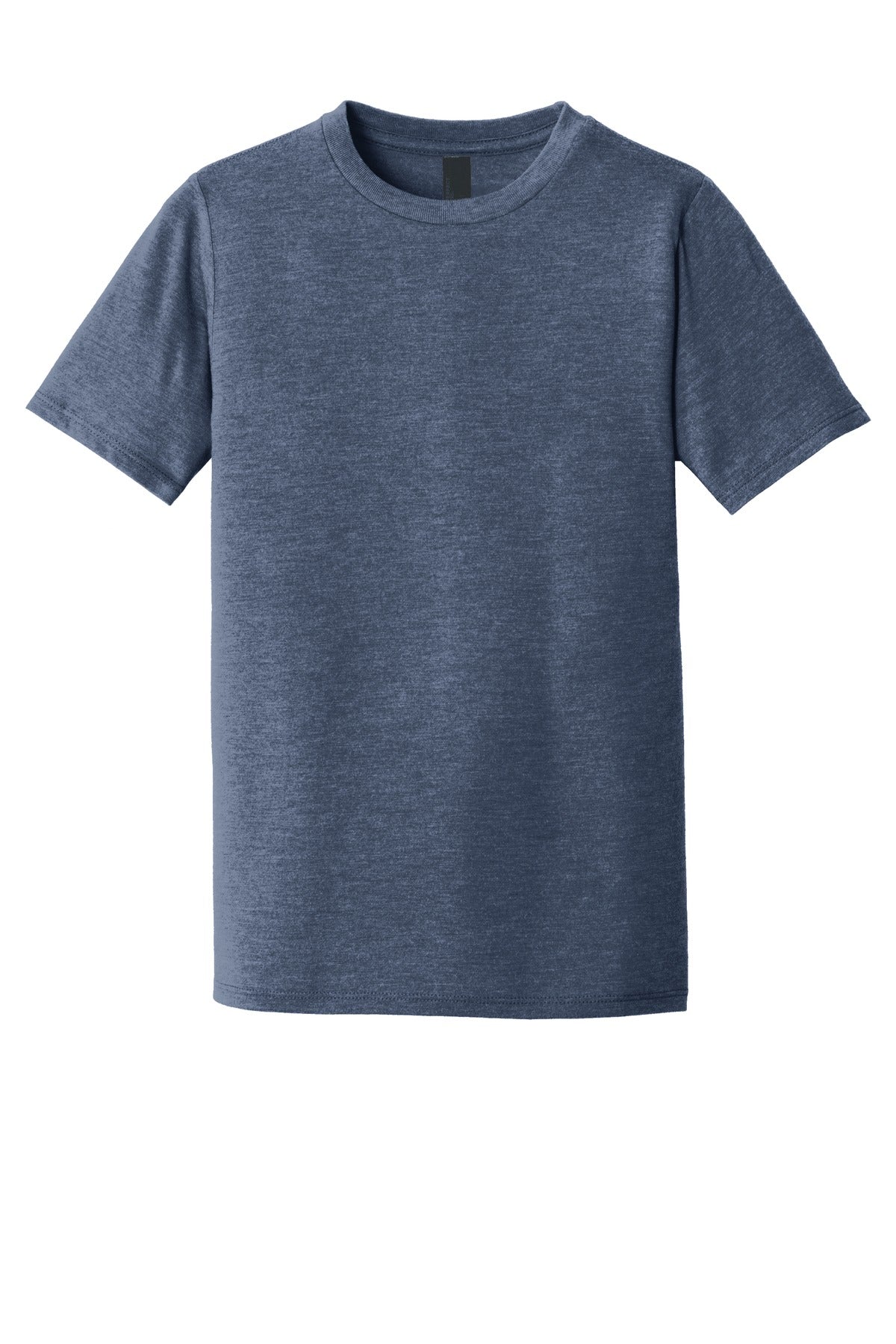 Custom Embroidered District T-Shirts  in Navy Frost