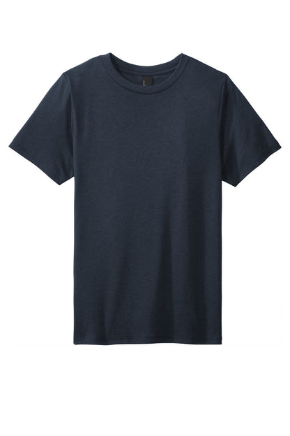 Custom Embroidered District T-Shirts  in New Navy