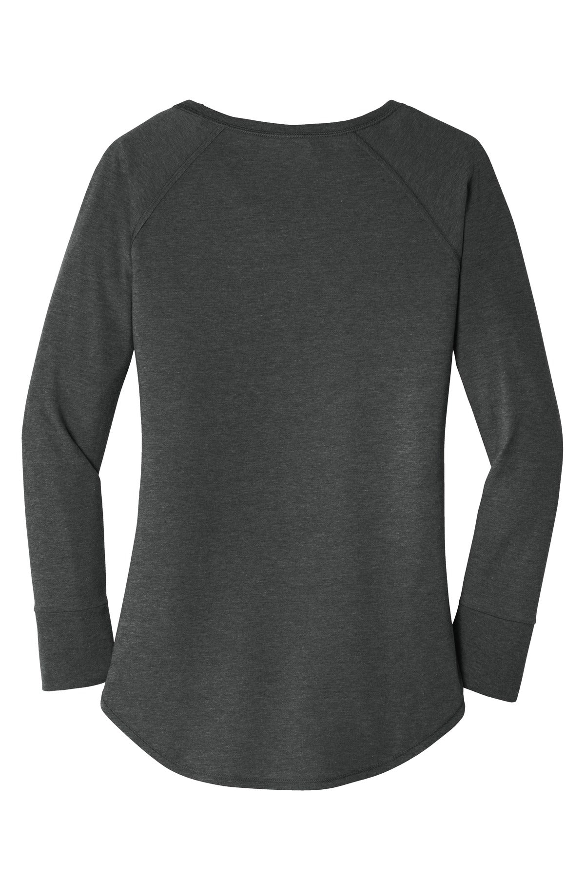 Custom Embroidered District T-Shirts  in Black Frost