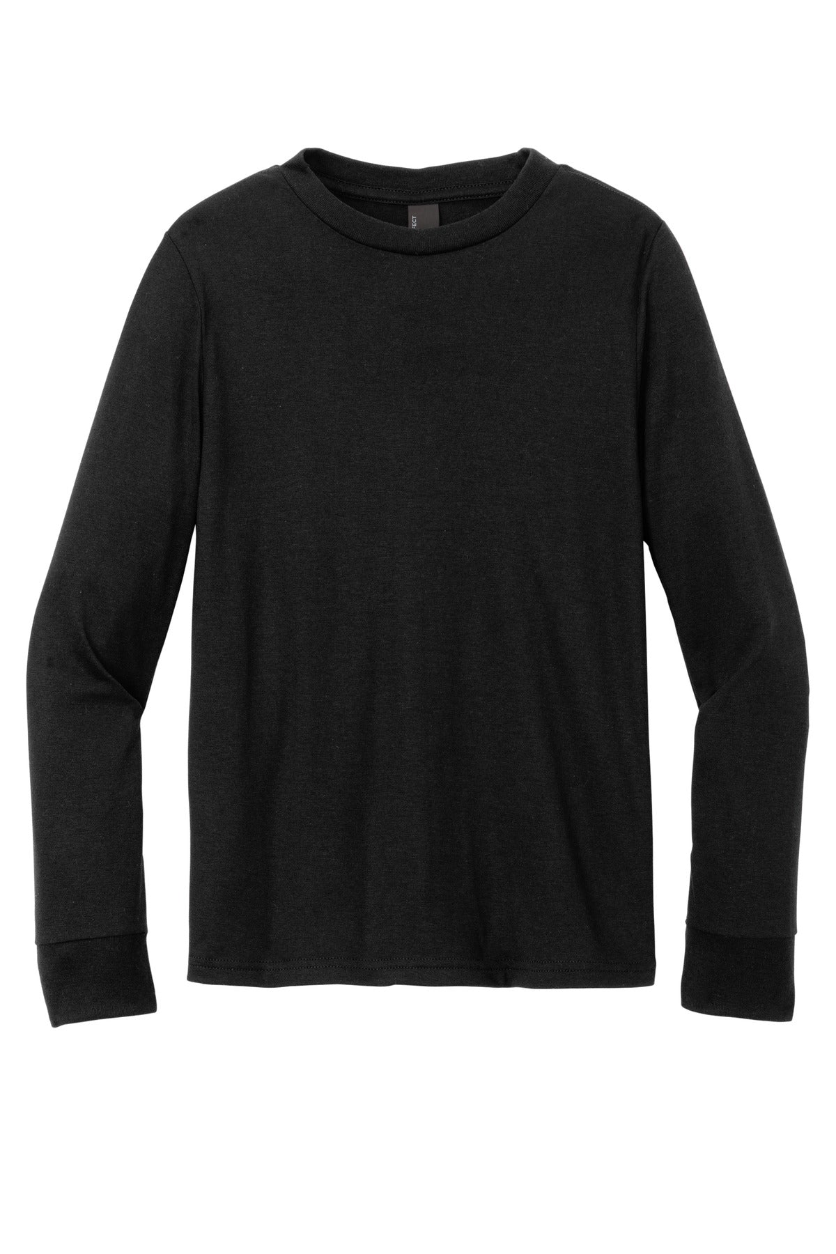 Custom Embroidered District T-Shirts  in Black
