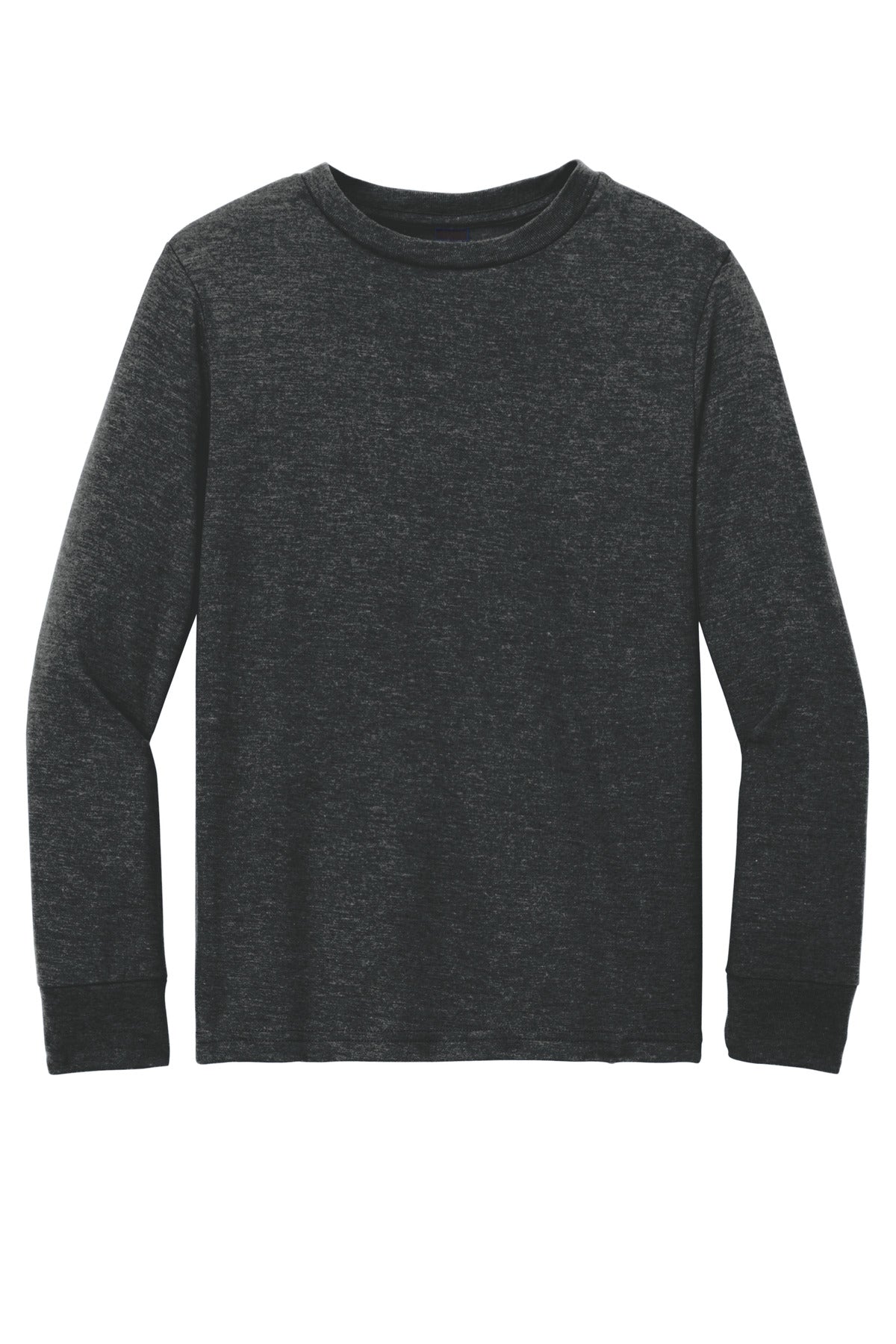Custom Embroidered District T-Shirts  in Black Frost