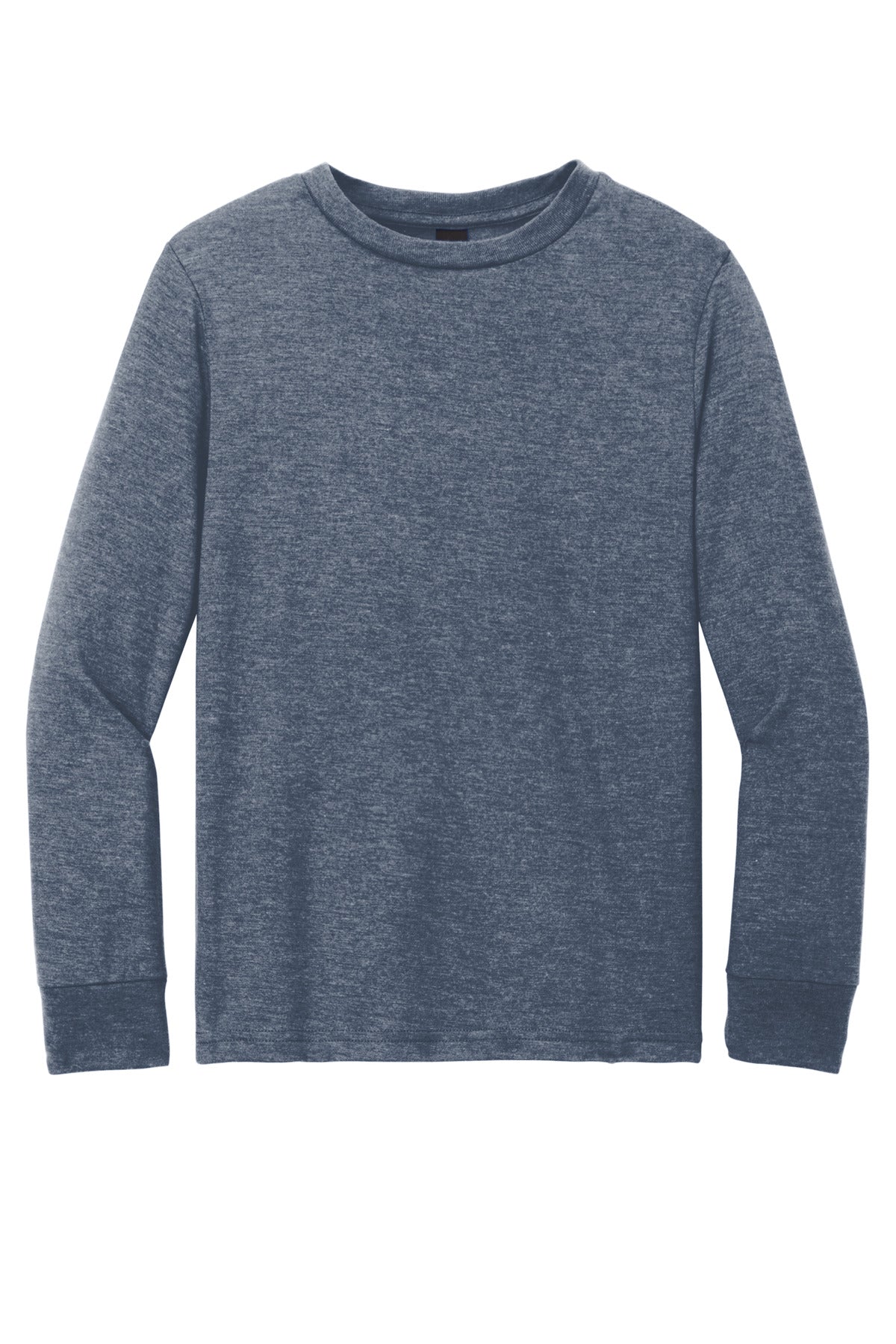 Custom Embroidered District T-Shirts  in Navy Frost
