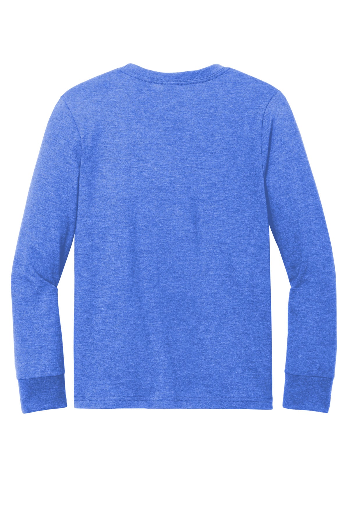 Custom Embroidered District T-Shirts  in Royal Frost