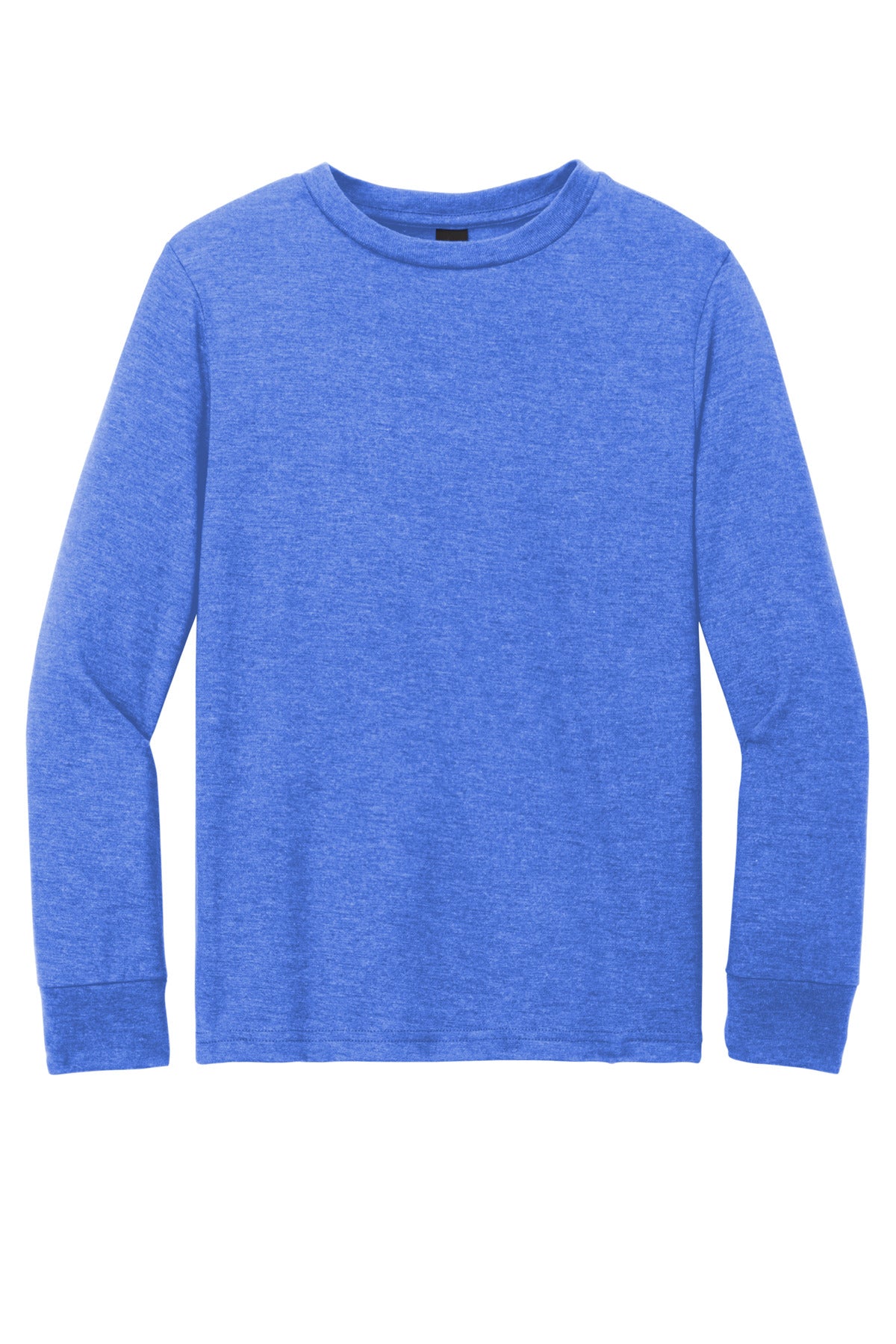 Custom Embroidered District T-Shirts  in Royal Frost