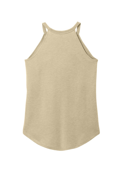 Custom Embroidered District T-Shirts  in Desert Tan Heather