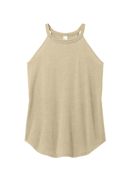 Custom Embroidered District T-Shirts  in Desert Tan Heather