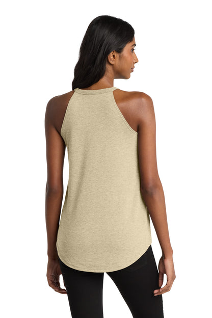 Custom Embroidered District T-Shirts  in Desert Tan Heather