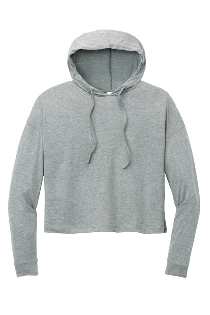 Custom Embroidered District Sweatshirts/Fleece in Grey Frost