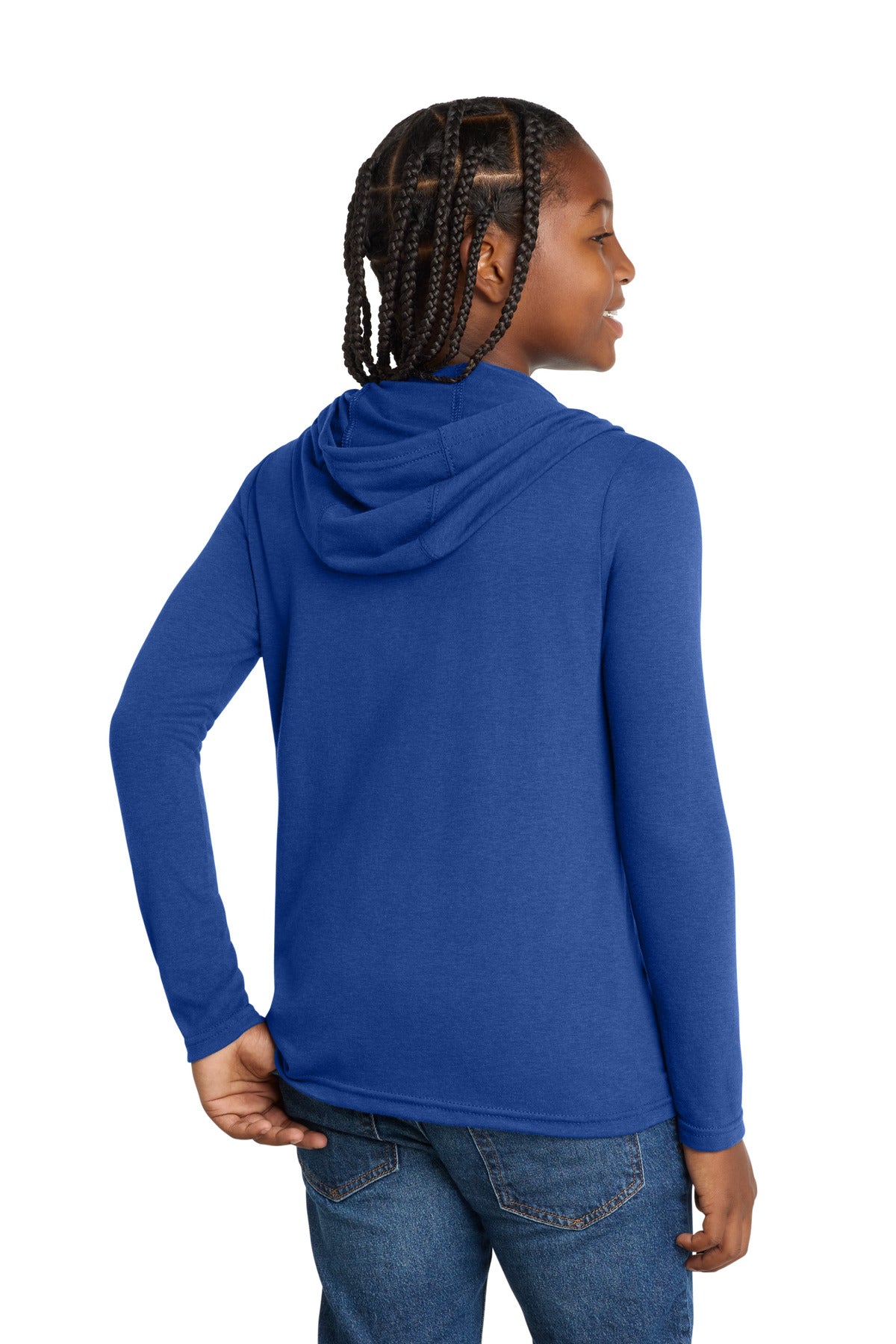 Custom Embroidered District Sweatshirts/Fleece in Deep Royal