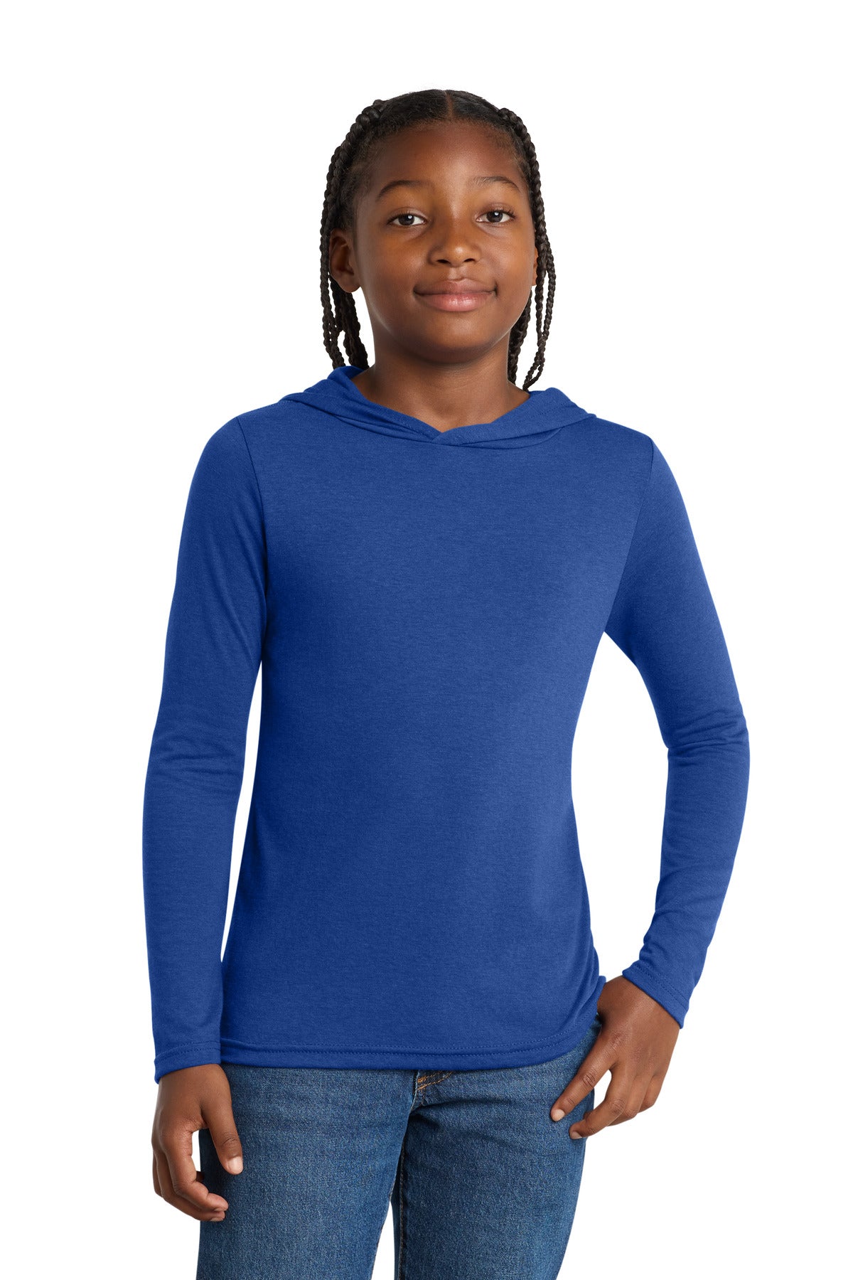 Custom Embroidered District Sweatshirts/Fleece in Deep Royal
