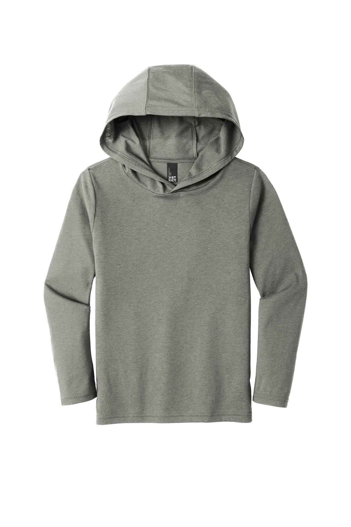 Custom Embroidered District Sweatshirts/Fleece in Grey Frost