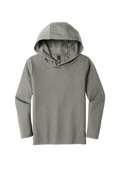 Custom Embroidered District Sweatshirts/Fleece in Grey Frost