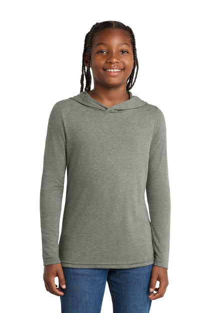 Custom Embroidered District Sweatshirts/Fleece in Grey Frost