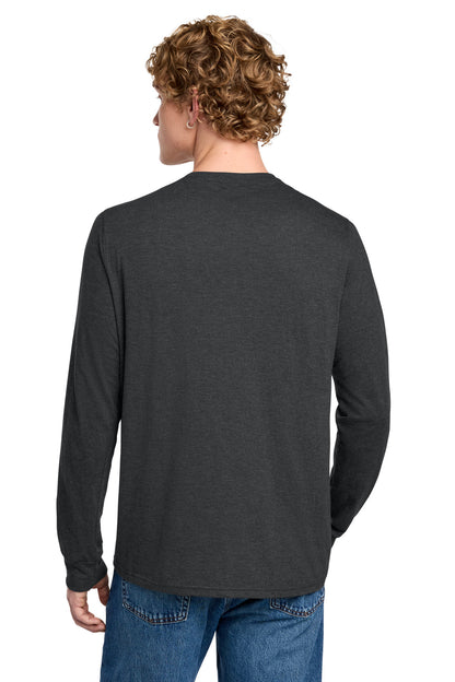 Custom Embroidered District T-Shirts  in Black Frost