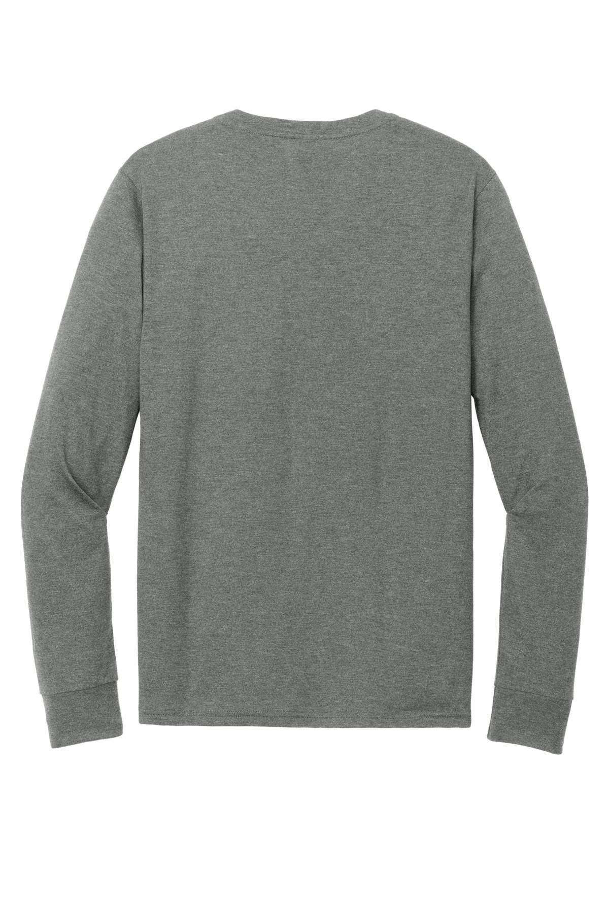 Custom Embroidered District T-Shirts  in Heathered Charcoal