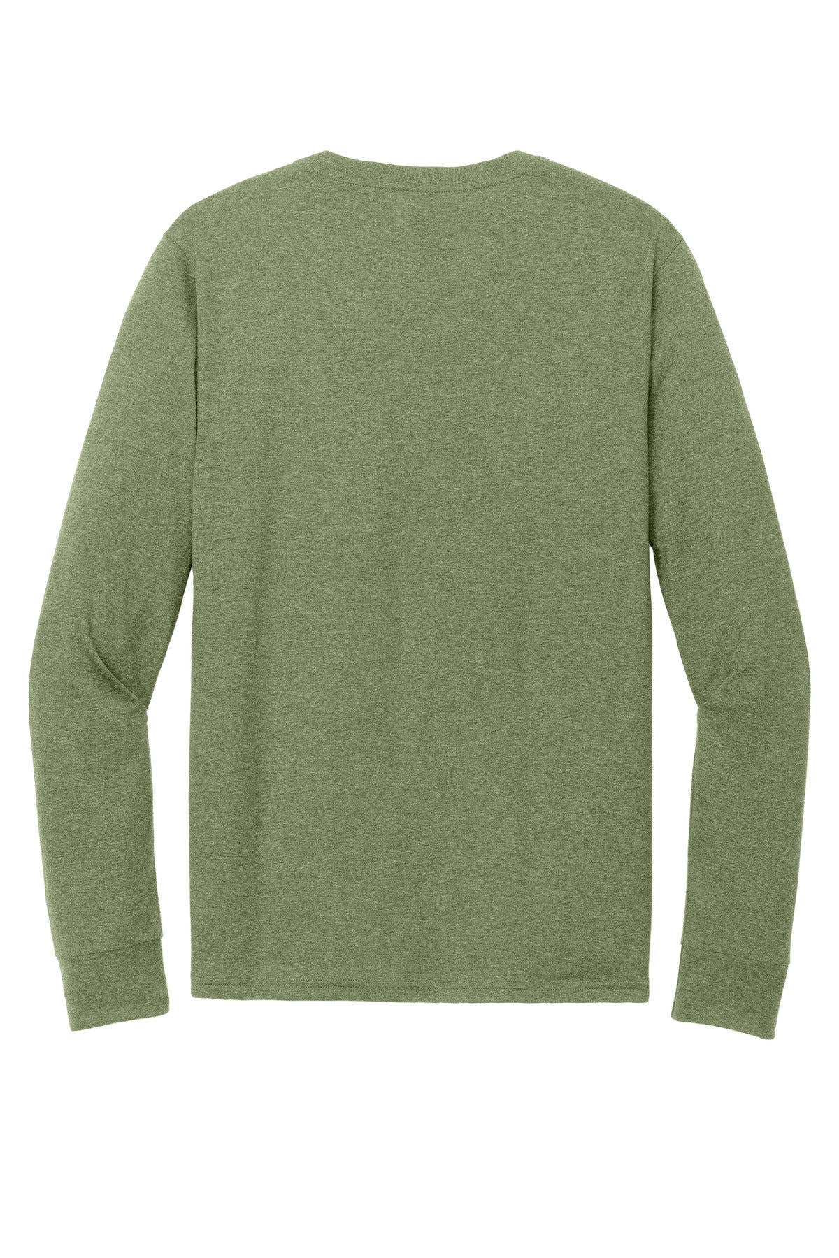 Custom Embroidered District T-Shirts  in Military Green Frost