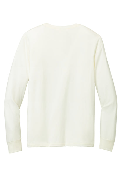 Custom Embroidered District T-Shirts  in Natural