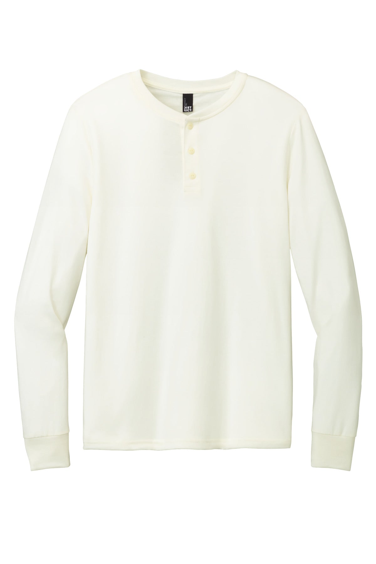 Custom Embroidered District T-Shirts  in Natural