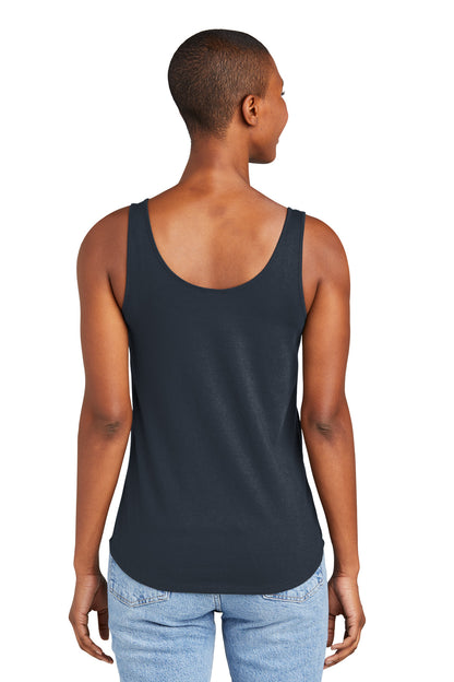 Custom Embroidered District Women's Perfect Tri Relaxed Tank DT151,New Navy
