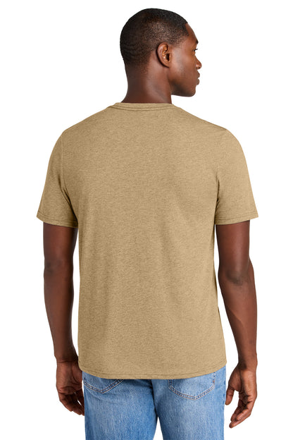 Custom Embroidered District Perfect Weight CVC Tee DT184,Dune Heather