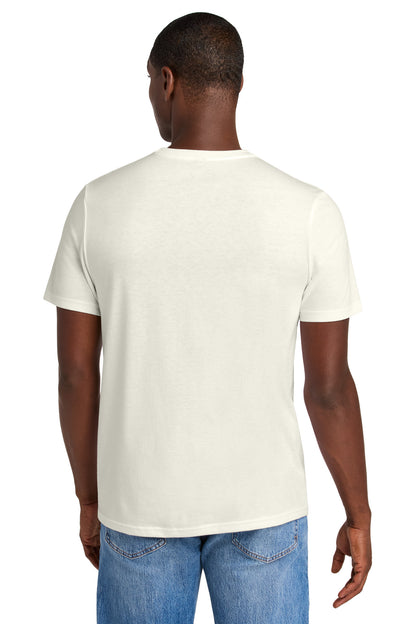 Custom Embroidered District Perfect Weight CVC Tee DT184,White Onyx