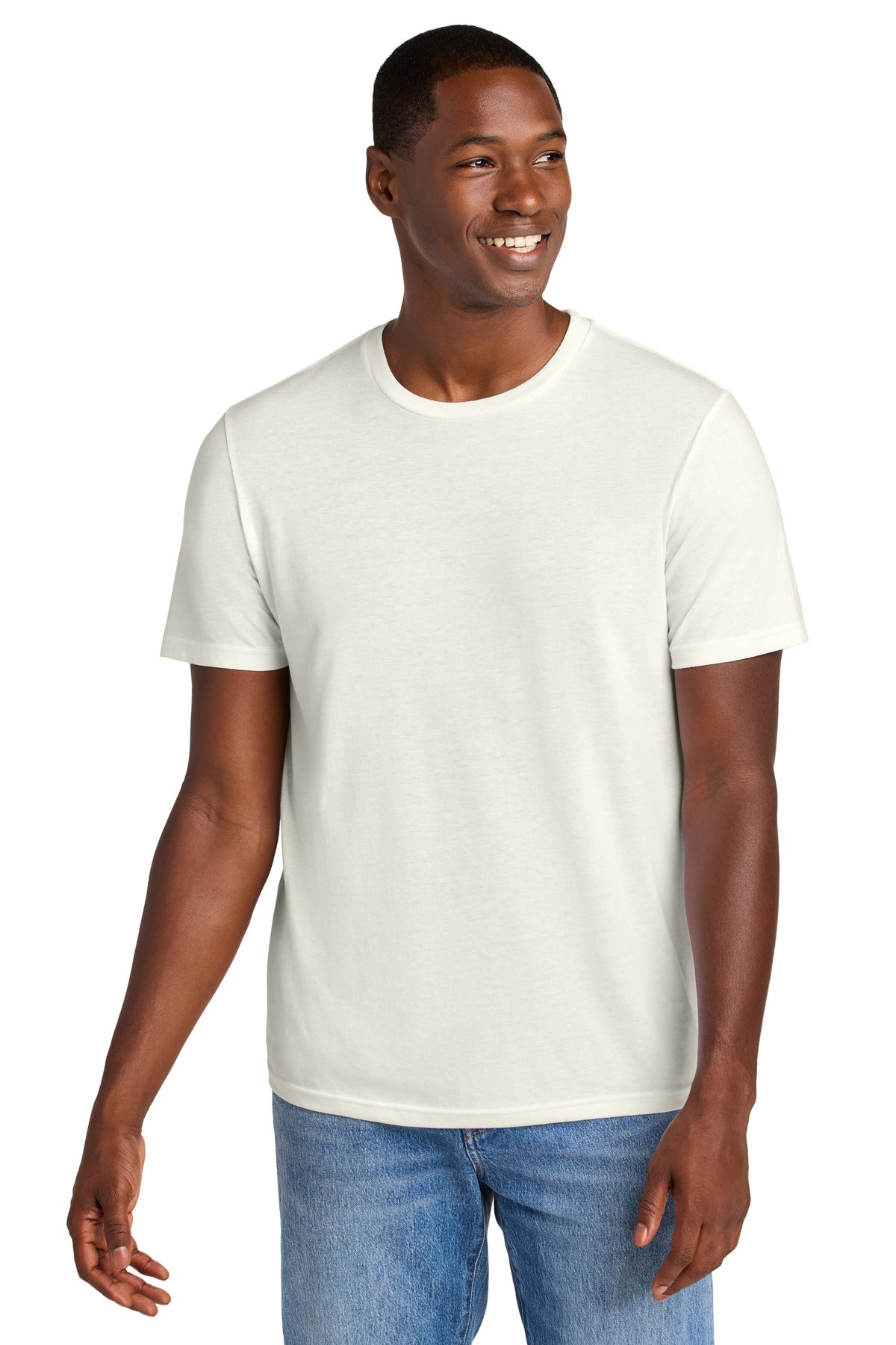 District Perfect Weight CVC Tee DT184 White Onyx