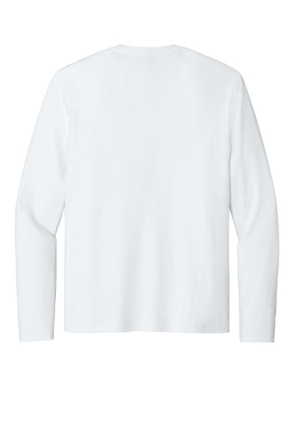 Custom Embroidered District T-Shirts  in Bright White
