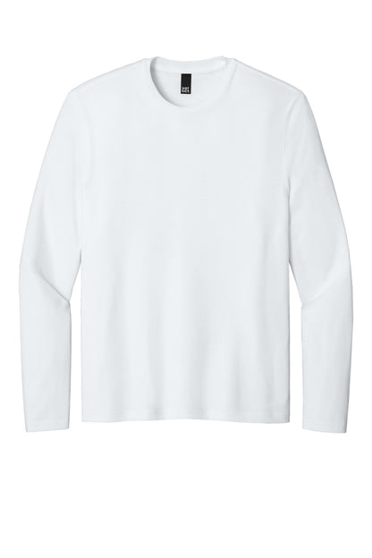 Custom Embroidered District T-Shirts  in Bright White