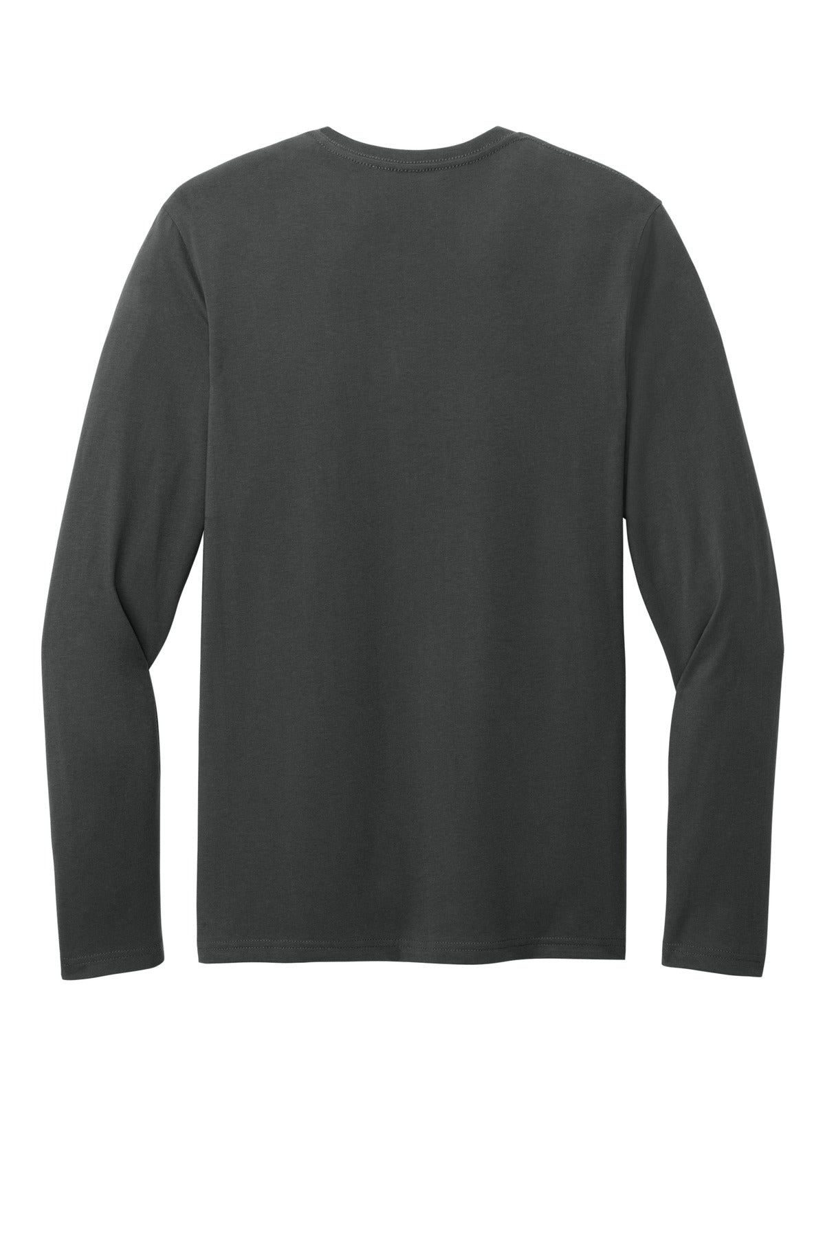 Custom Embroidered District T-Shirts  in Charcoal