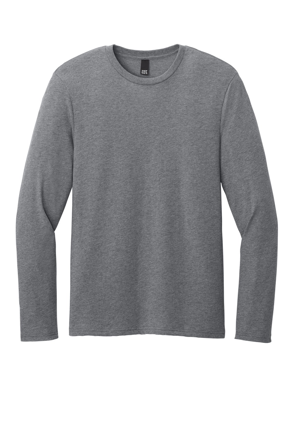 Custom Embroidered District T-Shirts  in Graphite Heather