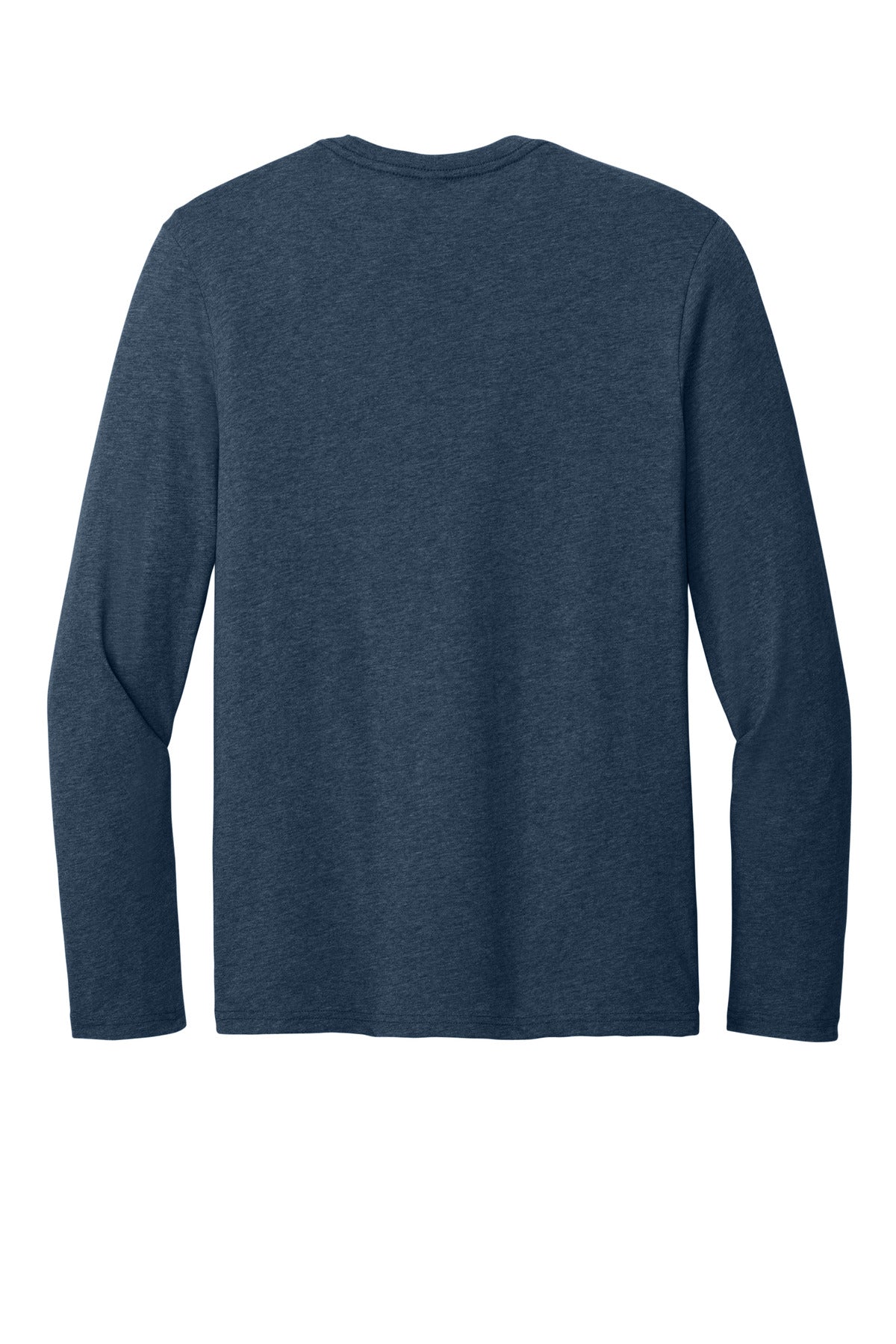 Custom Embroidered District T-Shirts  in Heathered Navy
